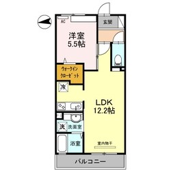 メゾンサフィールの物件間取画像